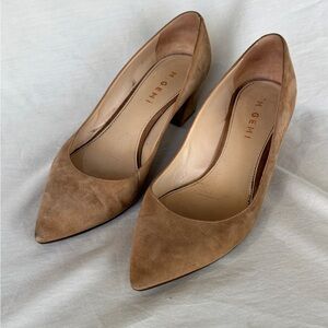 Tan suede M. Gemi heels